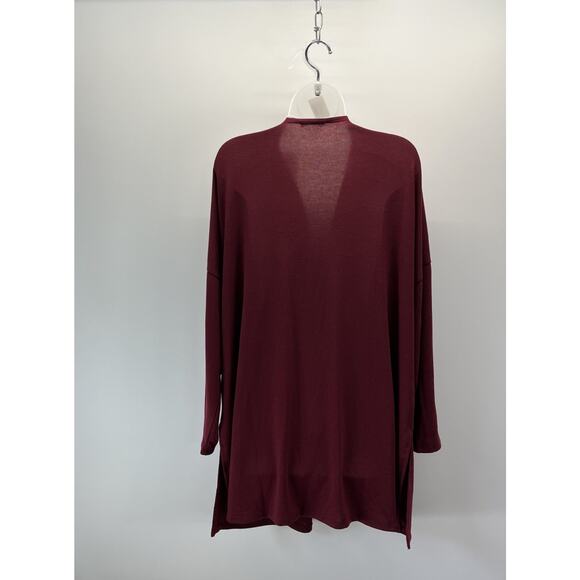 NWT Andree by Unit Cozy Neutral Minimalist Open Knit Woven Cardigan 2X - Picture 5 of 6